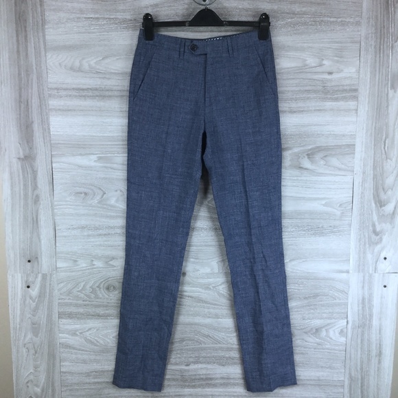 Ted Baker London Gridtro Cross Hatch Trousers - Picture 3 of 7